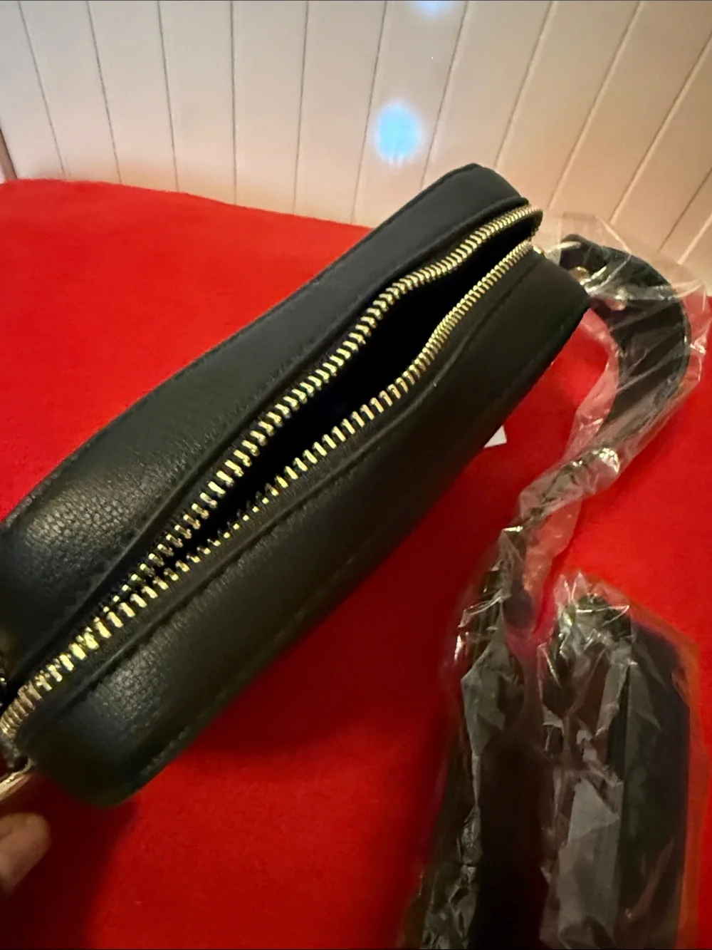 Katie Loxton Avery Small Crossbody Bag Vegan Leather Black